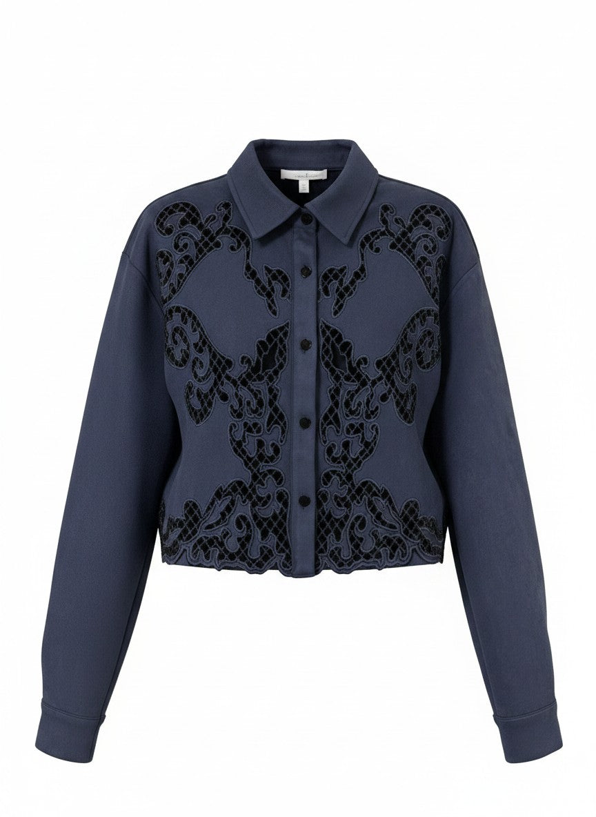 Blouse Noa Suedine | Winter Indigo