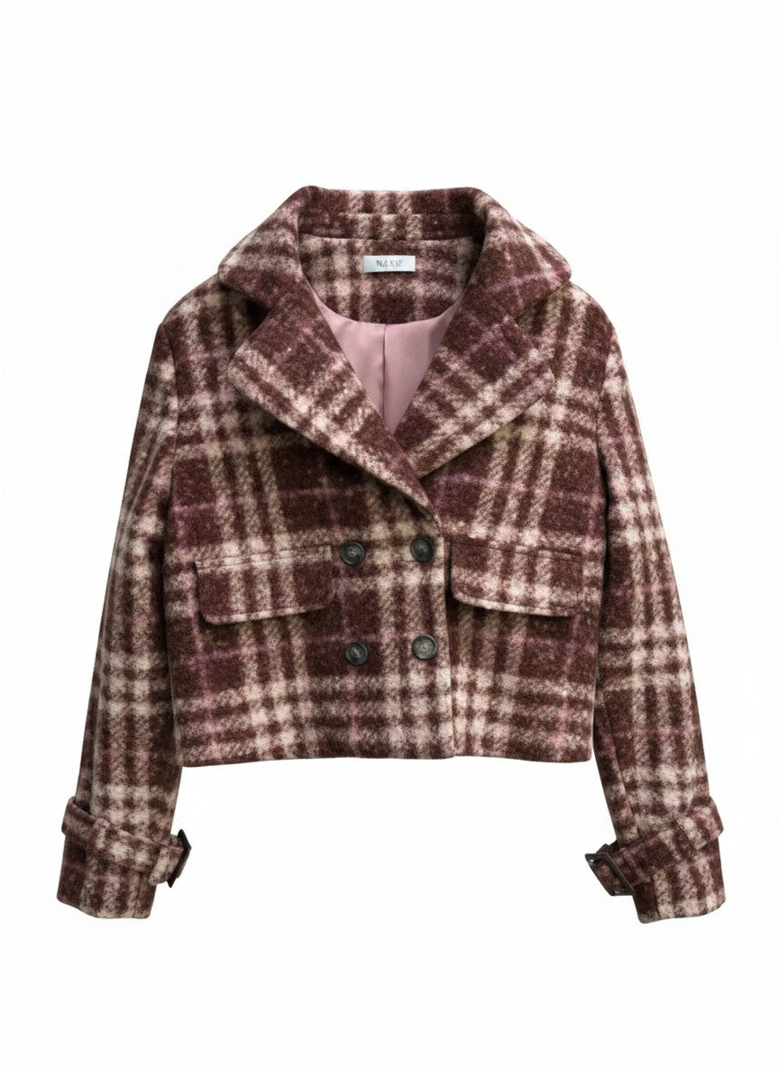 Jas Nacket Shadow Check | Mauve