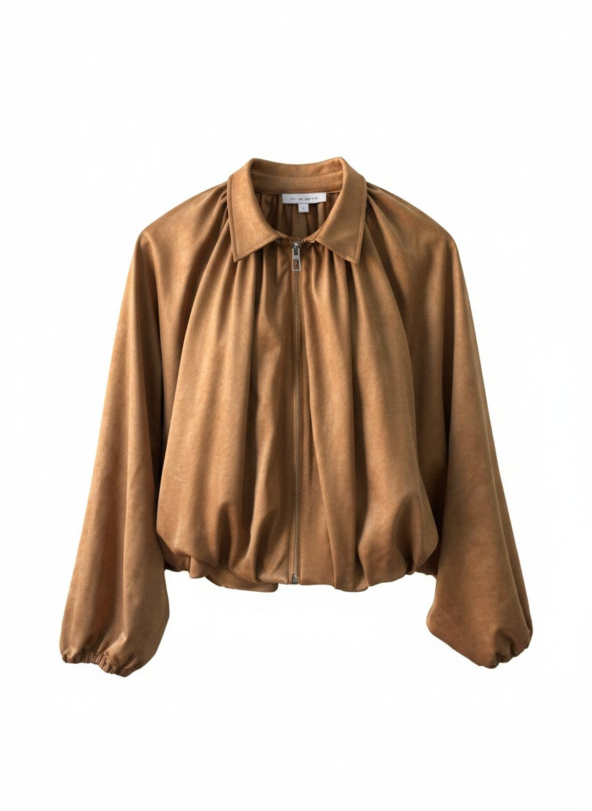 Jack Ovyi Immitation Suede | Dried Tobacco