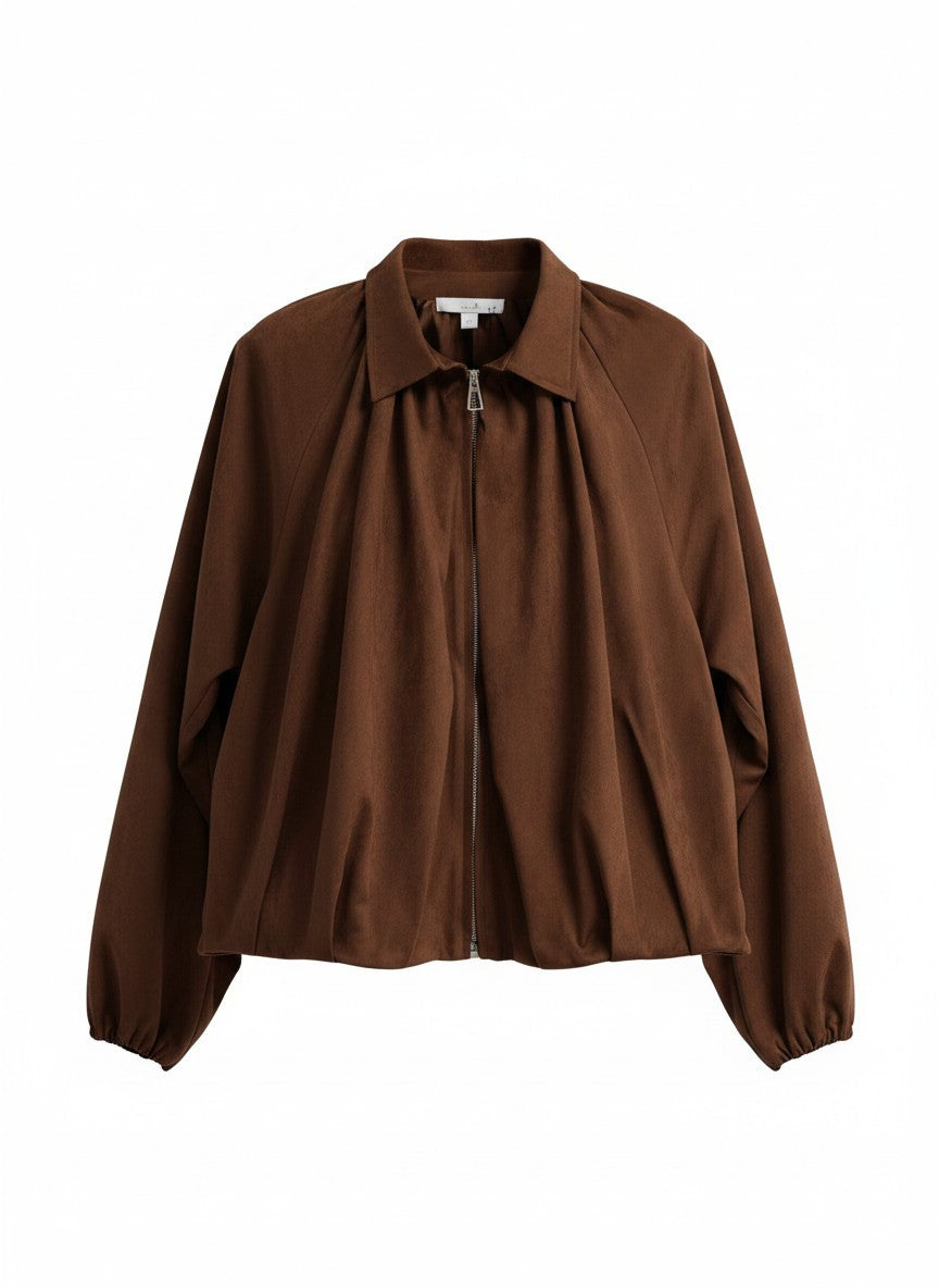 Jasje Ovyi Immitation Suede | Brandy Brown