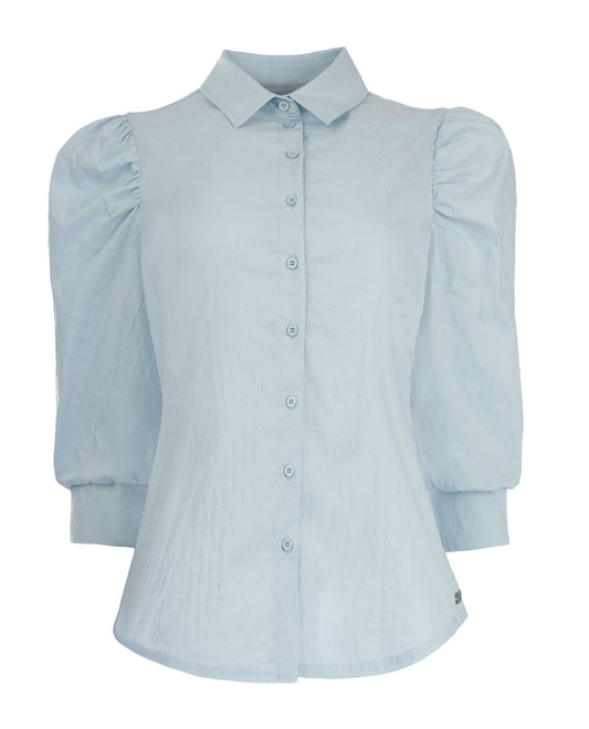 Blouse Evelien Carlos | Bleu