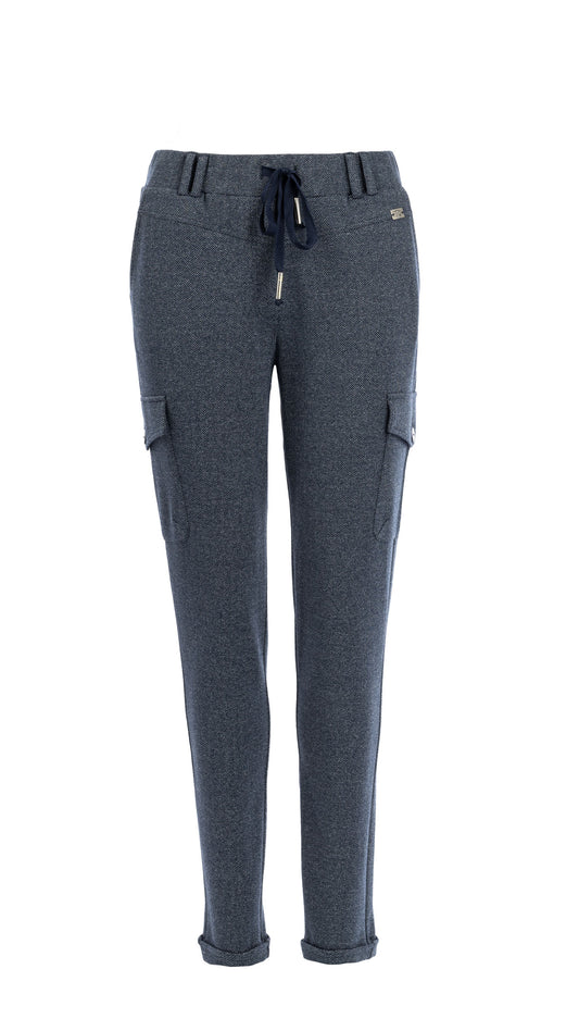 Pantalon Karin Melee Herringbone | Navy
