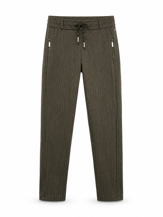 Pantalon Maud Knit Pinstripe | Khaki