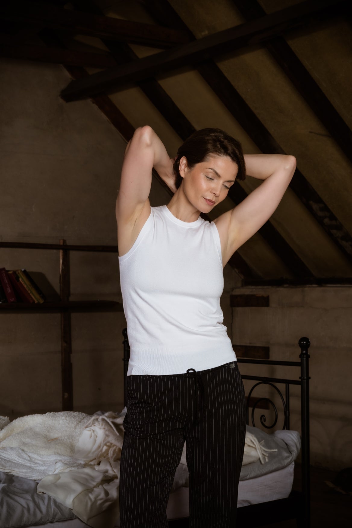 Romee | Pinstripe Black