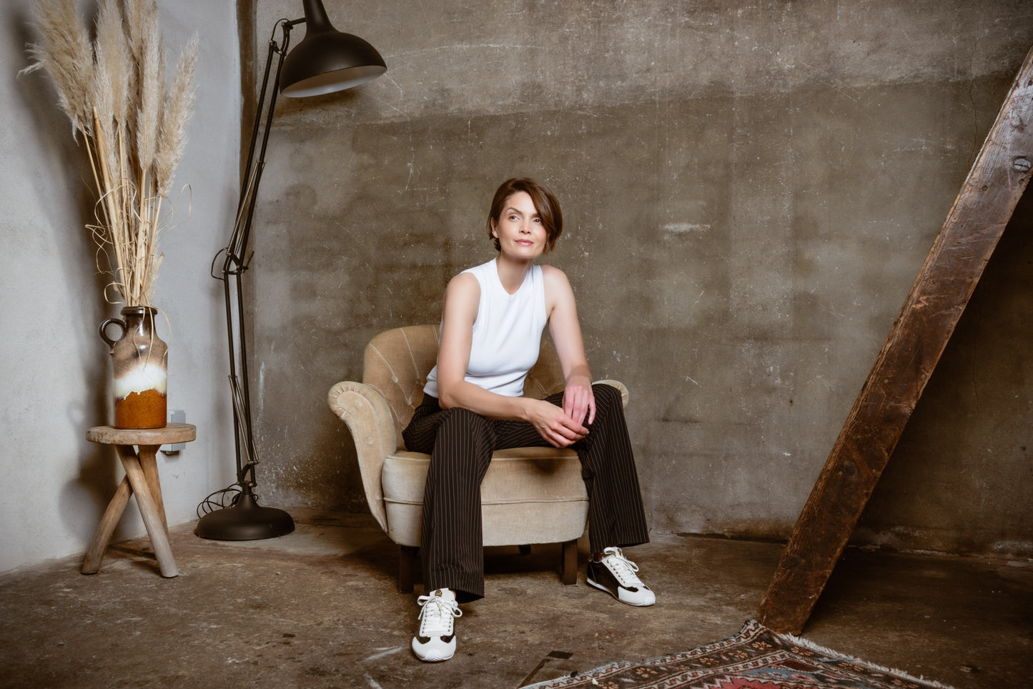 Romee | Pinstripe Black