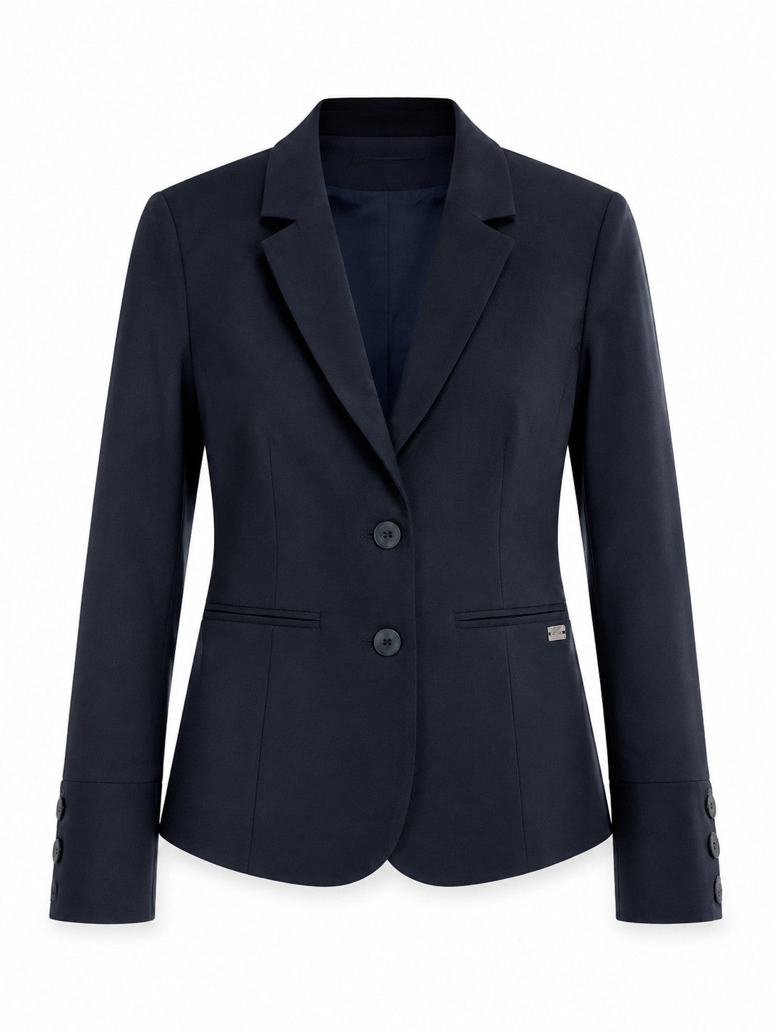 Blazer Manja V Soft Textured | Navy
