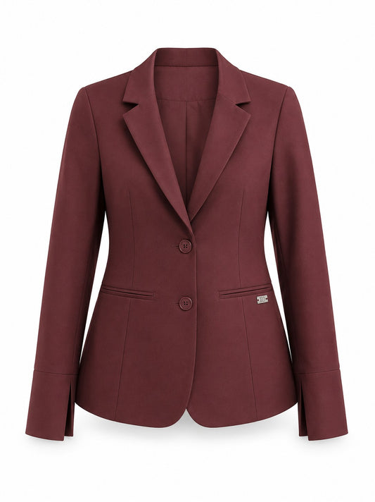 Blazer Manja V Soft Textured | Tawny Port
