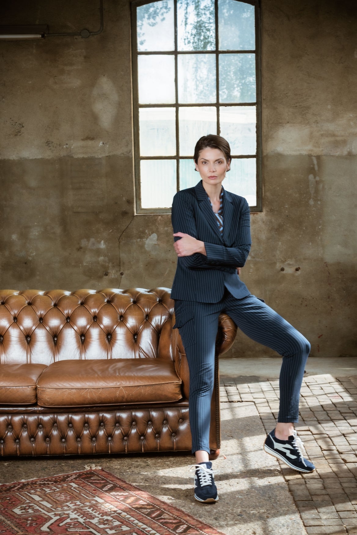 Karin | Pinstripe marine