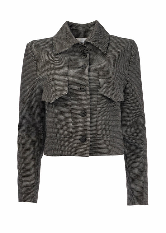FleurK Stripy | Grey-Black