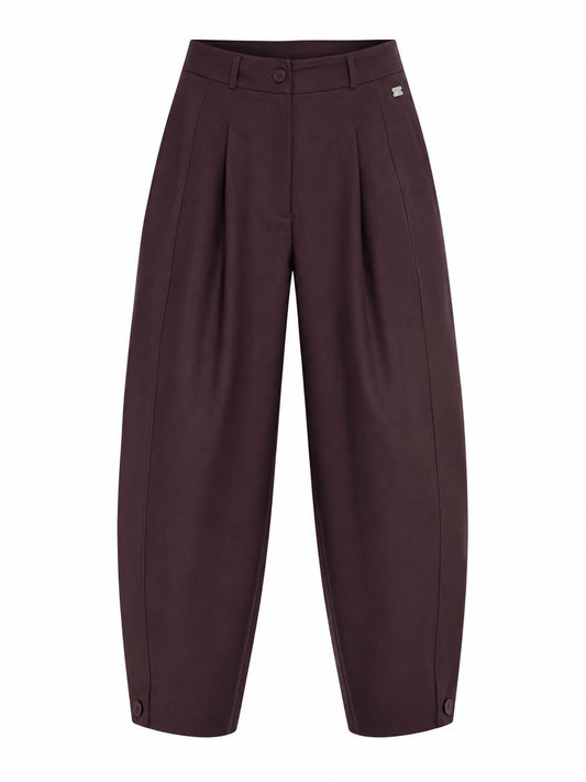 Pantalon Jette Soft Textured | Fudge