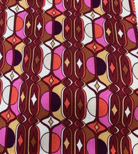 Afbeelding in Gallery-weergave laden, Marel Dress Bordeaux Retro Blocks Tricot | Bordeaux
